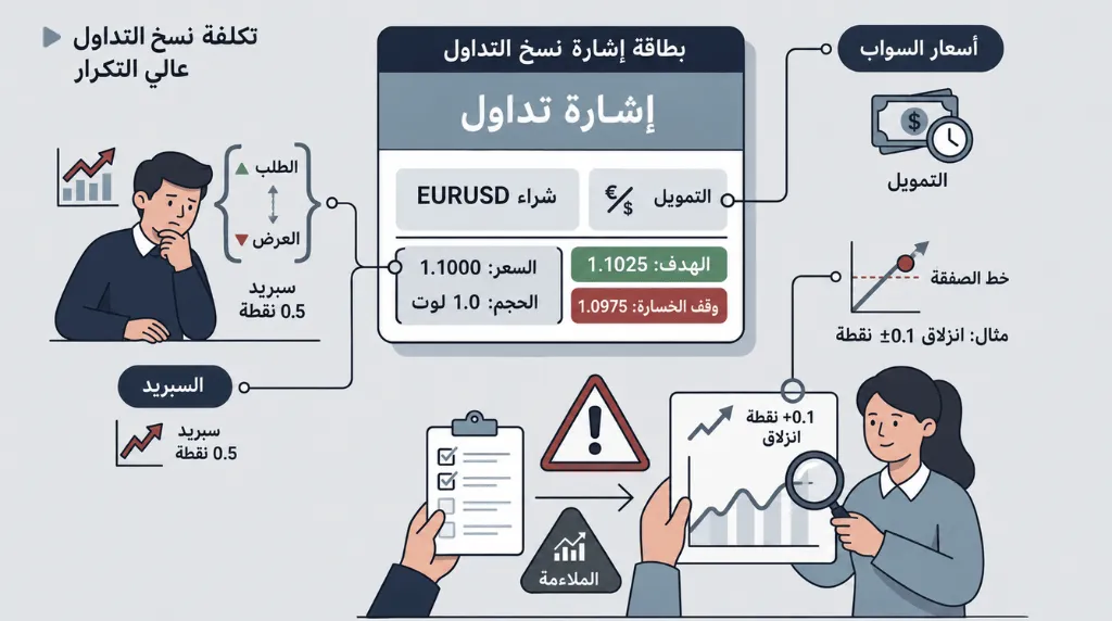 تجاهل الفروقات السعرية ورسوم التبييت والانزلاق السعري من أخطاء نسخ التداول لدى Vantage Markets
