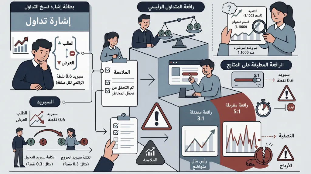الإفراط في استخدام الرافعة المالية من الأخطاء الشائعة في نسخ التداول لدى Vantage Markets