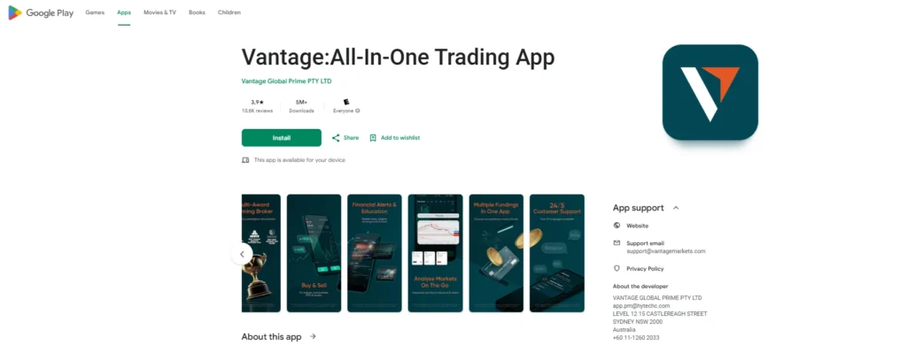 Best trading app in south africa Vantage App