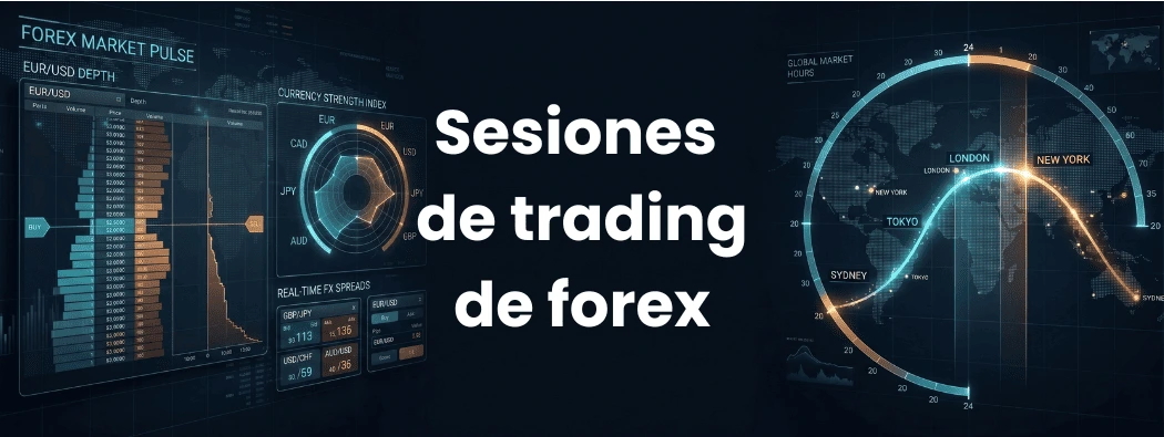 Sesiones de Trading Forex: Guía de los Horarios del Mercado Forex y de los Picos de Liquidez