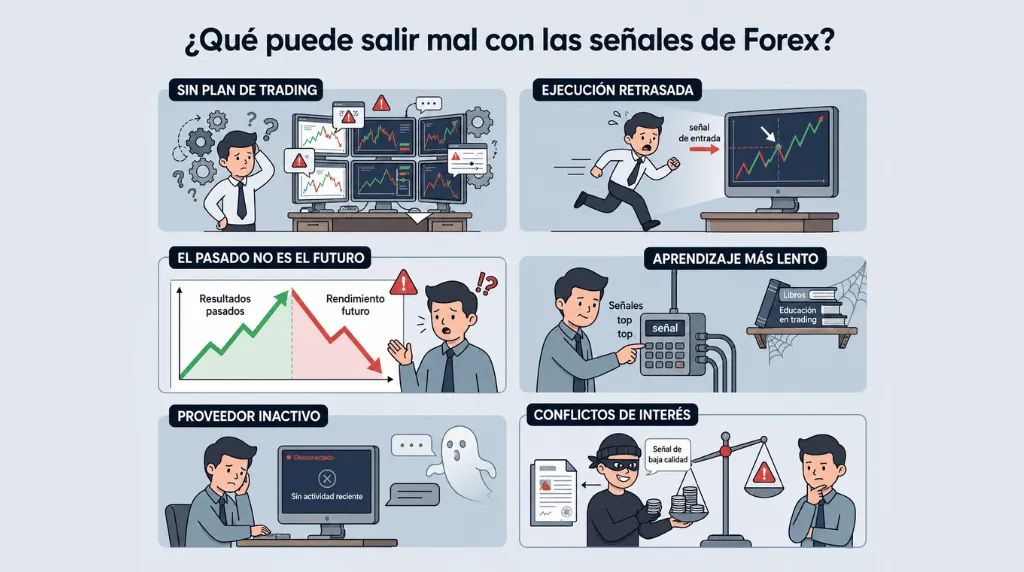 ¿Qué puede salir mal con las señales de Forex de Vantage Markets?