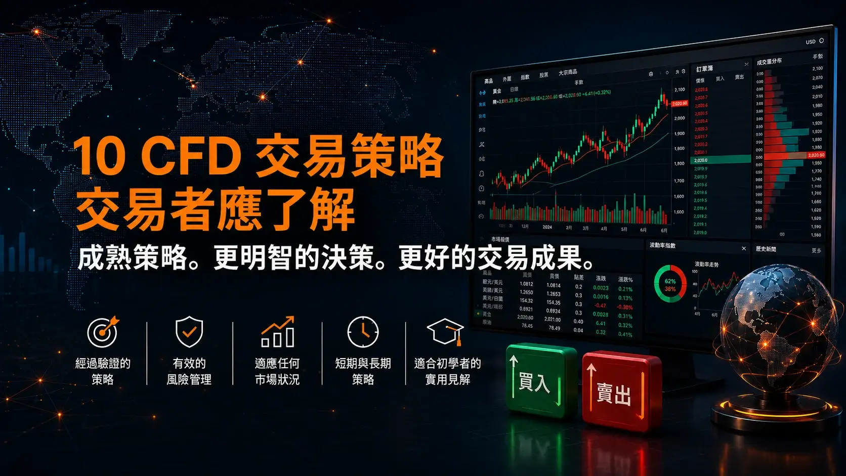交易者應該認識的10種CFD交易策略