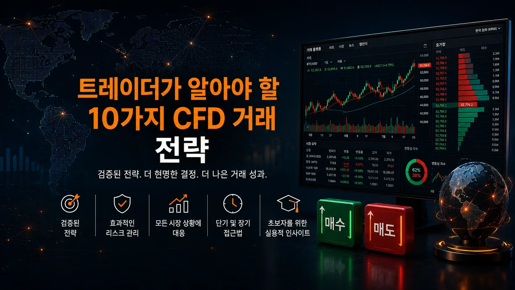 트레이더가 알아야 할 10가지 CFD 트레이딩 전략