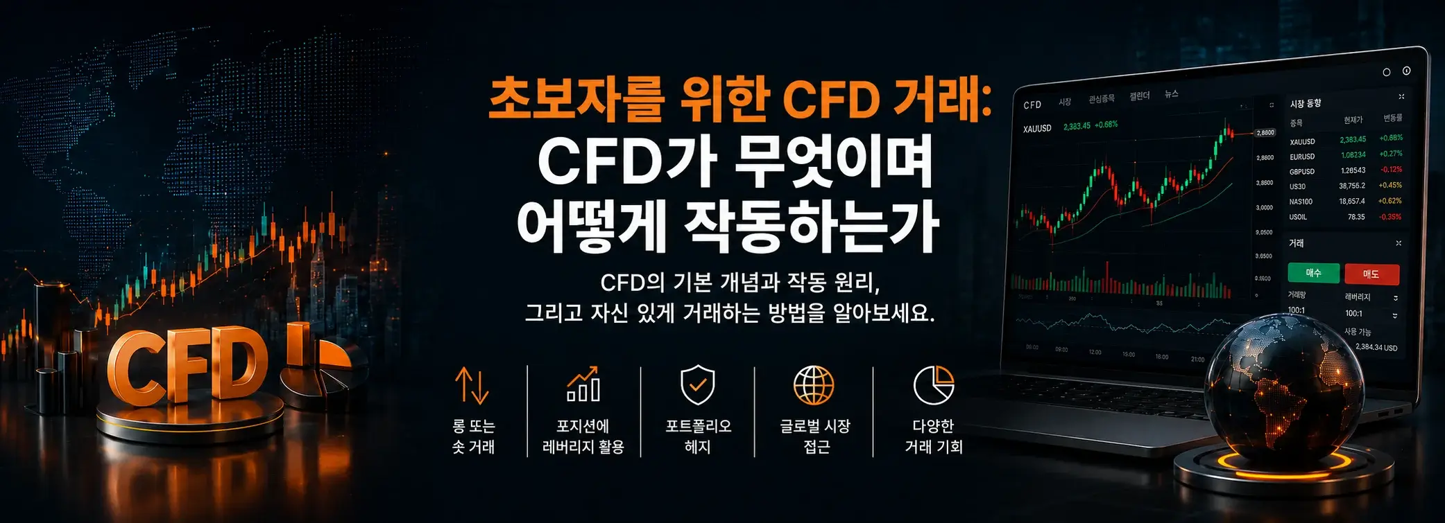 초보자를 위한 CFD 거래: CFD란 무엇이며 어떻게 작동하는가