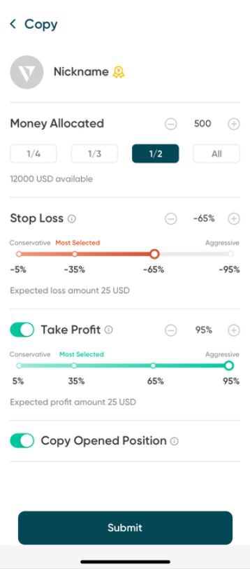 Copy Trading Signals