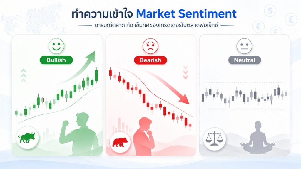 Bullish Bearish และ Neutral Sentiment ในตลาด Forex