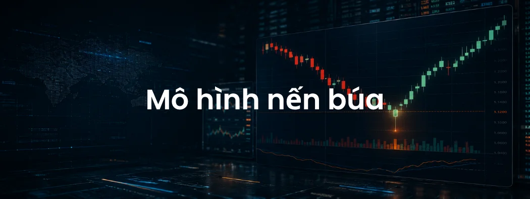 Mô hình nến búa: Tín hiệu đảo chiều mà trader theo dõi