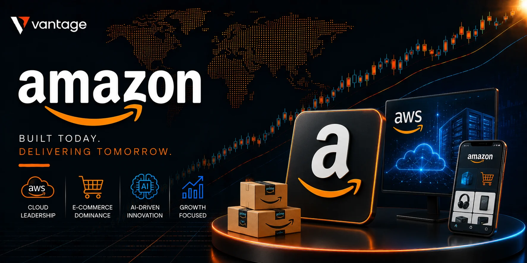 [DAILY TRADING] AMZN Analysis 28 July 2026 – Amazon Stock Coils Below Its Key Averages Before Earnings