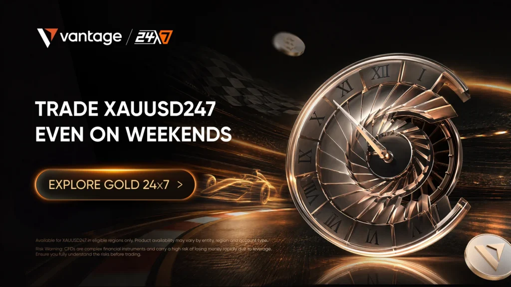 GOld 24/7 Campaign Vantage Markets